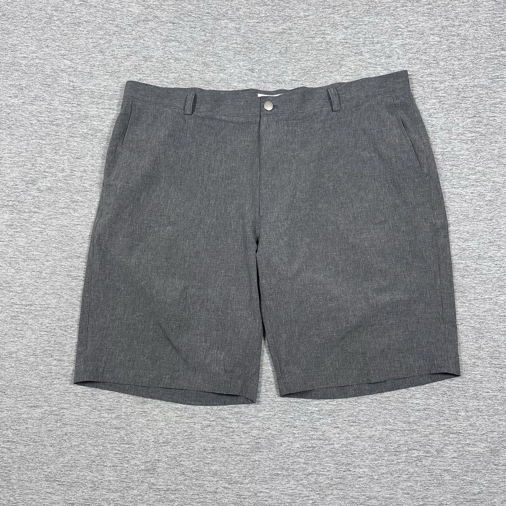 Peter Millar Shorts Mens 40 Gray Shackleford Hybrid Performance Golf Travel